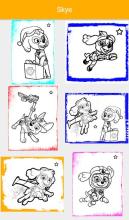 Coloring Book for Puppy patrol Christmas HD截图5