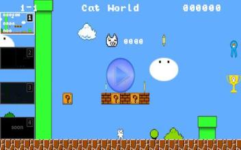 Syobon action super cat world. Very difficult game截图1