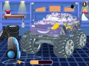 monster car wash game截图2