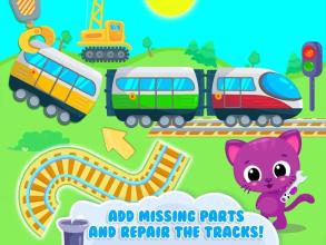 Cute & Tiny Trains - Choo Choo! Fun Game for Kids截图2