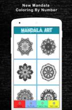 Coloring Mandala Pixel By Number 2018截图4