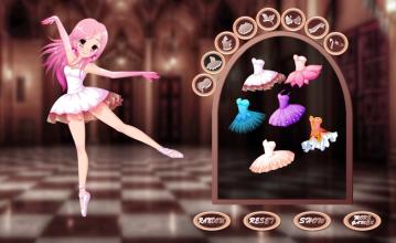 Pretty girl Ballerina dress up - girls games截图2