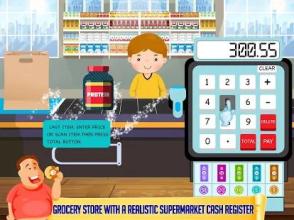 Grocery Market Kids Cash Register Simulator截图3