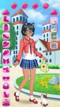 Manga Girl MakeOver - Dress Up School Girl Queen截图4