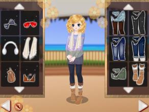 Anime girl : dress up and makeup game截图4