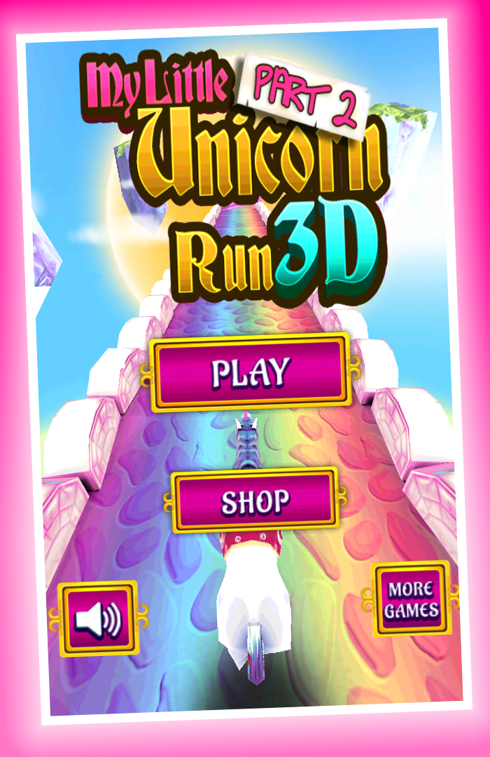 My Little Unicorn Runner 3D 2截图1