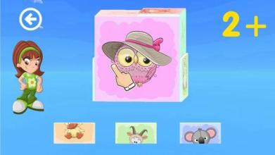 Animals 3D puzzles: Toddler games for 3+ year olds截图3