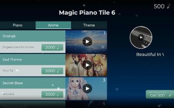 Magic Piano Tile 6 - Music Anime截图5