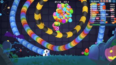 Snake Candy.IO - Real-time Multiplayer Snake Game截图1