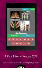 4 Pics 1 Word Puzzle 2019截图1