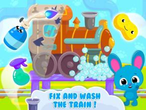 Cute & Tiny Trains - Choo Choo! Fun Game for Kids截图3