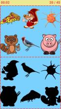 Match The Picture Shadow, kids matching game截图4