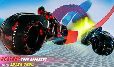 Tron Bike Stunt Racing 3d Stunt Bike Racing Games截图2