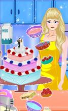 Heart Wedding Cake Cooking Games截图1