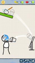 Bad Luck Stickman- Addictive draw line casual game截图1