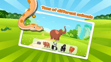 Zoo - learn animals names and sounds for children截图1