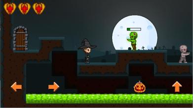 Halloween Adventure - Retro Pixel Art Game截图3