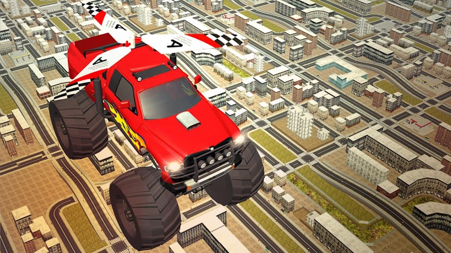 Flying Truck Pilot Driving 3D截图2