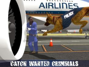 Police Dog Airport Crime Chase截图1