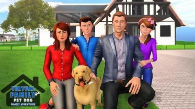 Family Pet Dog Home Adventure Game截图1