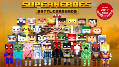 Superheroes Battlegrounds - Pixel battle royale截图1