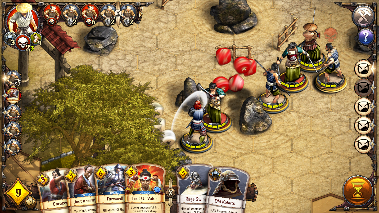 Warbands: Bushido - Tactical Miniatures Board Game截图4