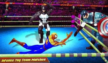 Superhero Wrestling Tag Team Ring Fighting Arena截图3