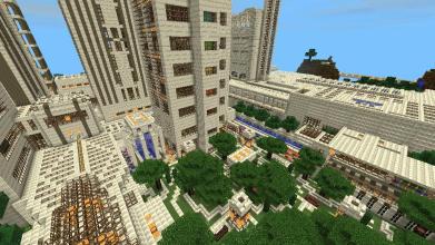 Amazing Big Craft: Modern White City Creation Map截图3