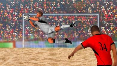 Football Beach Soccer Goalkeeper Goaly Soccer Game截图1