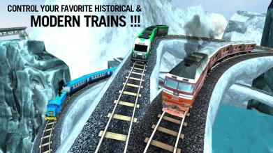 Hill Train simulator 2019  Train Games截图3