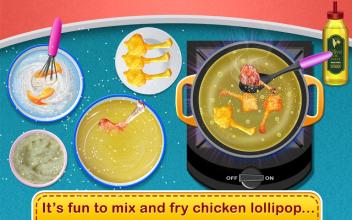 Chicken Lollipop-Cooking Maker Street Food截图2