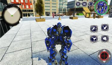 Futuristic Police Robot: Flying Eagle 3D Simulator截图2