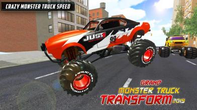 Real Robot Transform Monster Truck Fight截图1