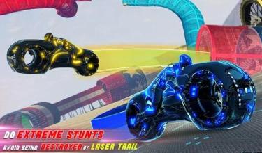 Tron Bike Stunt Racing 3d Stunt Bike Racing Games截图5