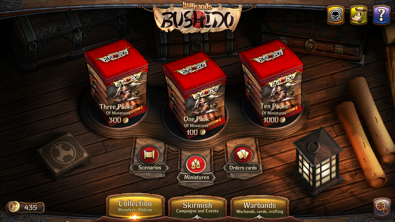 Warbands: Bushido - Tactical Miniatures Board Game截图1