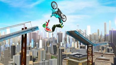 Bike Stunts 3D - Rooftop Challenge截图5