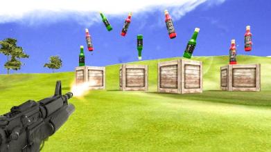 Real Bottle Shooting 3D Game截图1