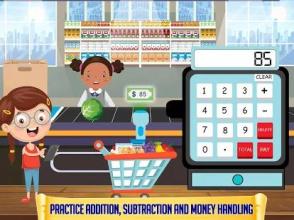 Grocery Market Kids Cash Register Simulator截图5