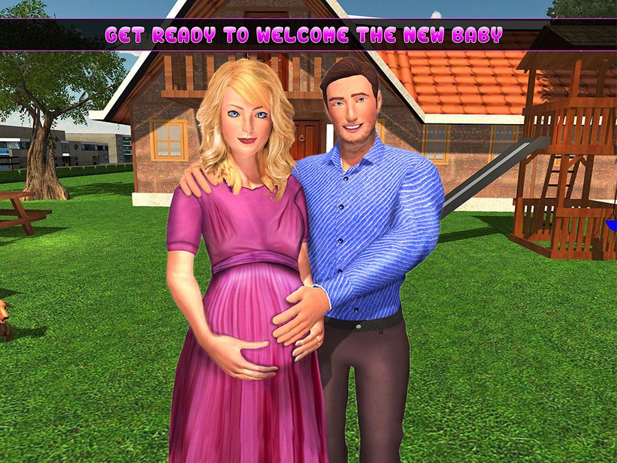 Pregnant Mom Virtual Family Happy Home截图2