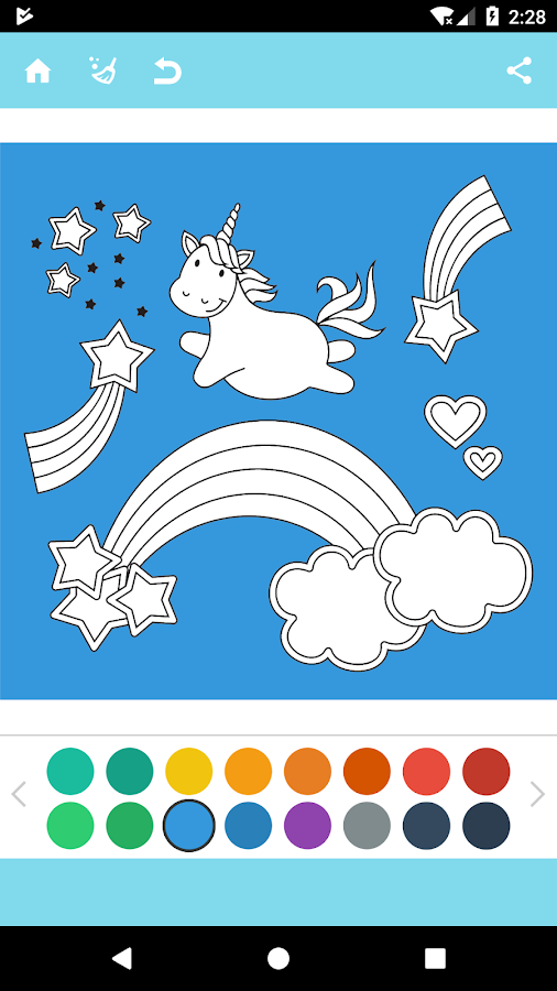 Unicorn Coloring Book截图4