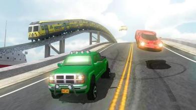 Train Vs Car Racing 2 Player截图3