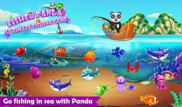 Happy Fisher Panda: Ultimate Fishing Mania Games截图5