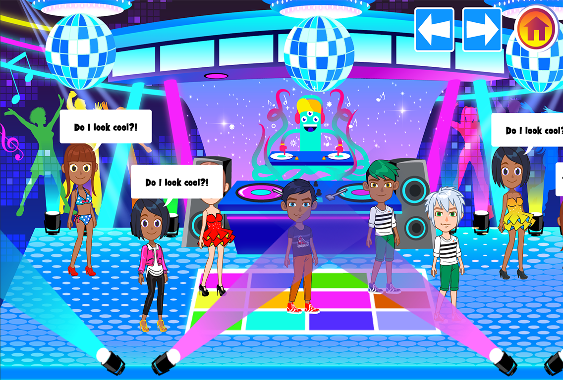 My Pretend Neon Night Club - Kids Dance Games FREE截图2