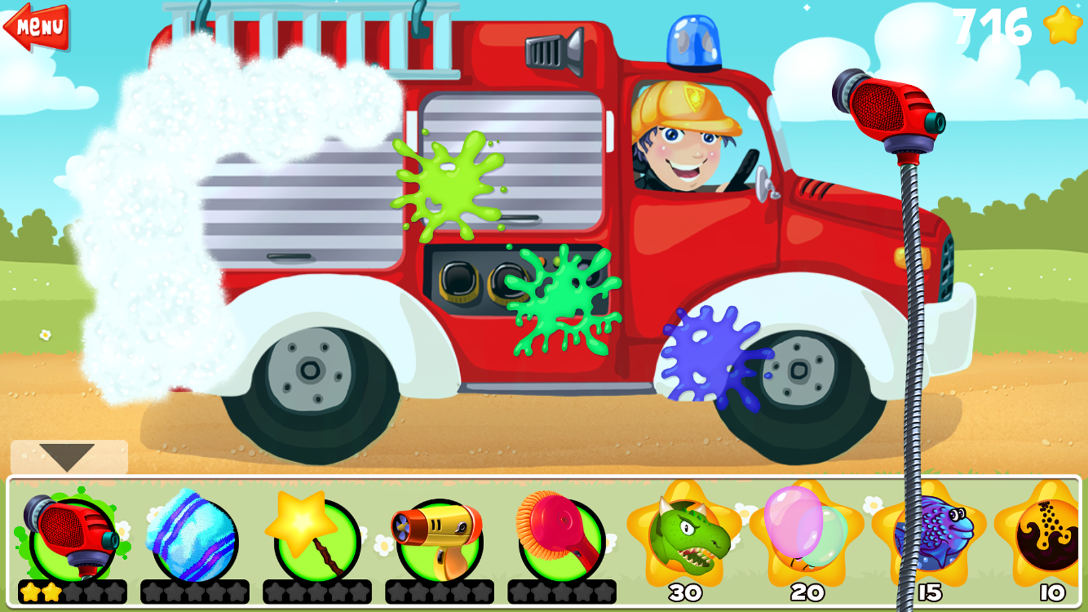 Amazing Car Wash For Kids FREE截图3