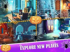 Halloween Hidden Objects Scary Mystery 2018截图1