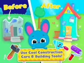 Cute & Tiny Construction Cars - Build A Pet Town截图2