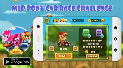 Crazy Pony Race Car horses game截图2