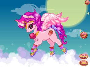 my little unicorn rainbow : pony dress up game截图1