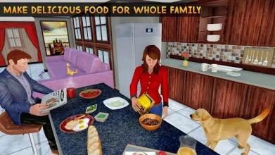 Family Pet Dog Home Adventure Game截图4