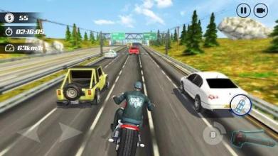 Highway Moto Rider - Traffic Race截图3